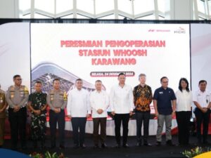 Wakil Menteri Agraria dan Tata Ruang (Wamen ATR)/Wakil Kepala Badan Pertanahan Nasional (Waka BPN), Ossy Dermawan hadir dalam peresmian