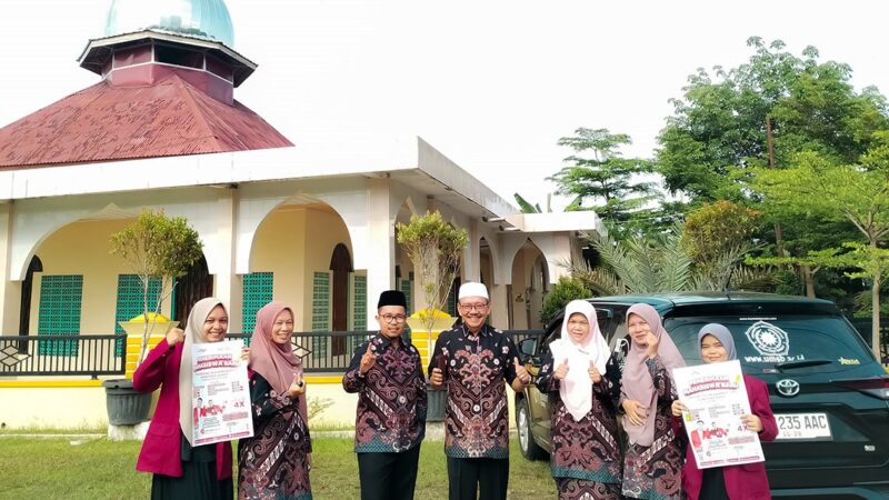 Tim pengabdian dosen Fakultas Agama Islam (FAI) Universitas Muhammadiyah (UM) Sumatera Barat tahun 2024 melakukan pengabdian kepada