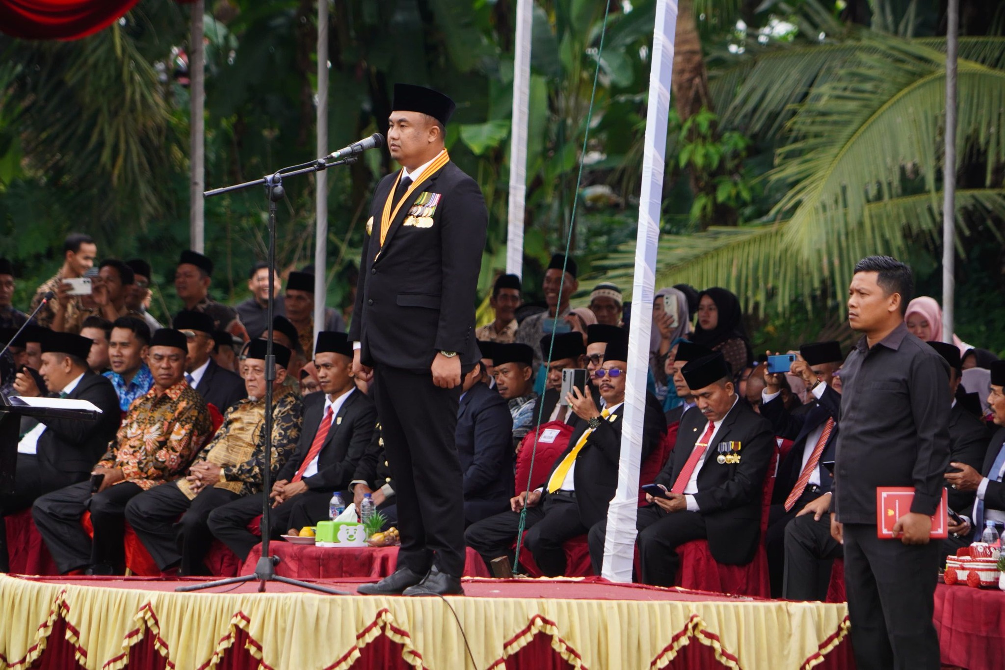 Upacara Peringatan HUT ke-21 Dharmasraya Digelar di Nagari Koto Baru