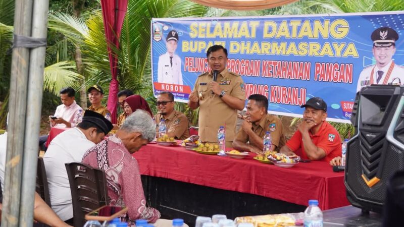Bupati Sutan Riska Luncurkan Program Ketahanan Pangan Nagari Ampang Kuranji