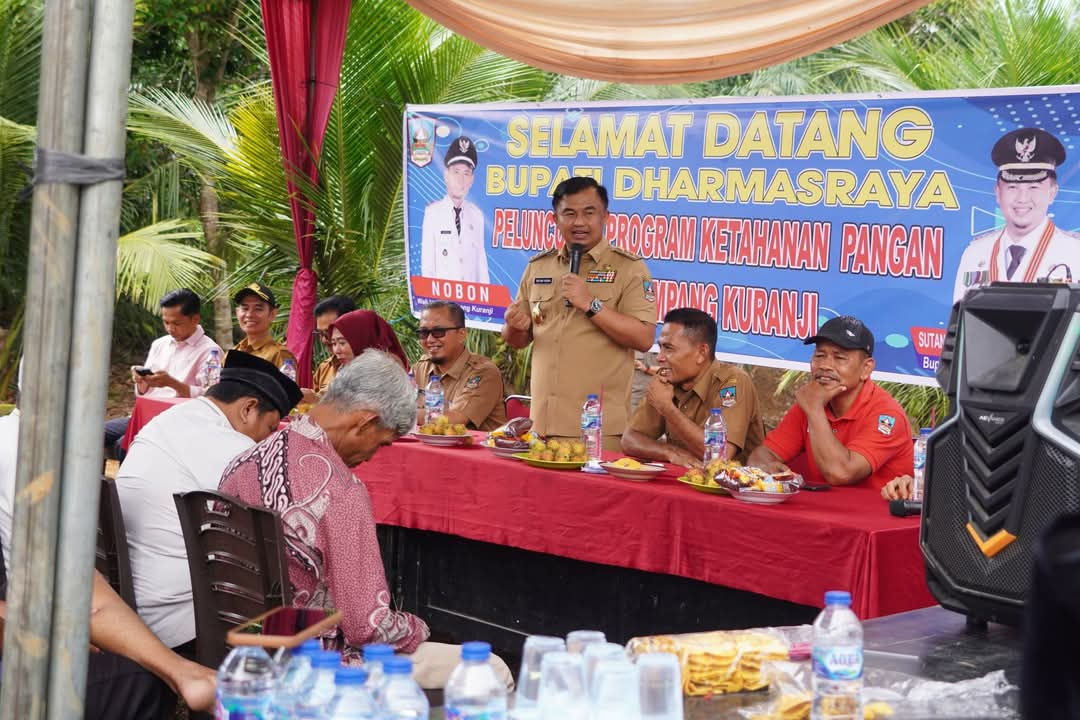 Bupati Sutan Riska Luncurkan Program Ketahanan Pangan Nagari Ampang Kuranji