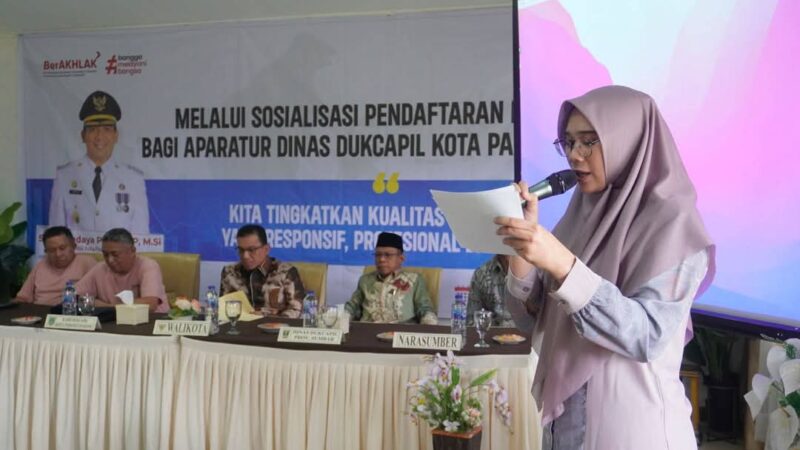Disdukcapil Padang Panjang Gelar Sosialisasi Pendaftaran Kependudukan