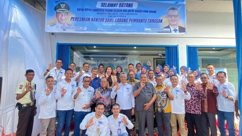 Bank Nagari Cabang Pembantu Tarusan Resmi Naik Status, Kini Bisa Salurkan Kredit