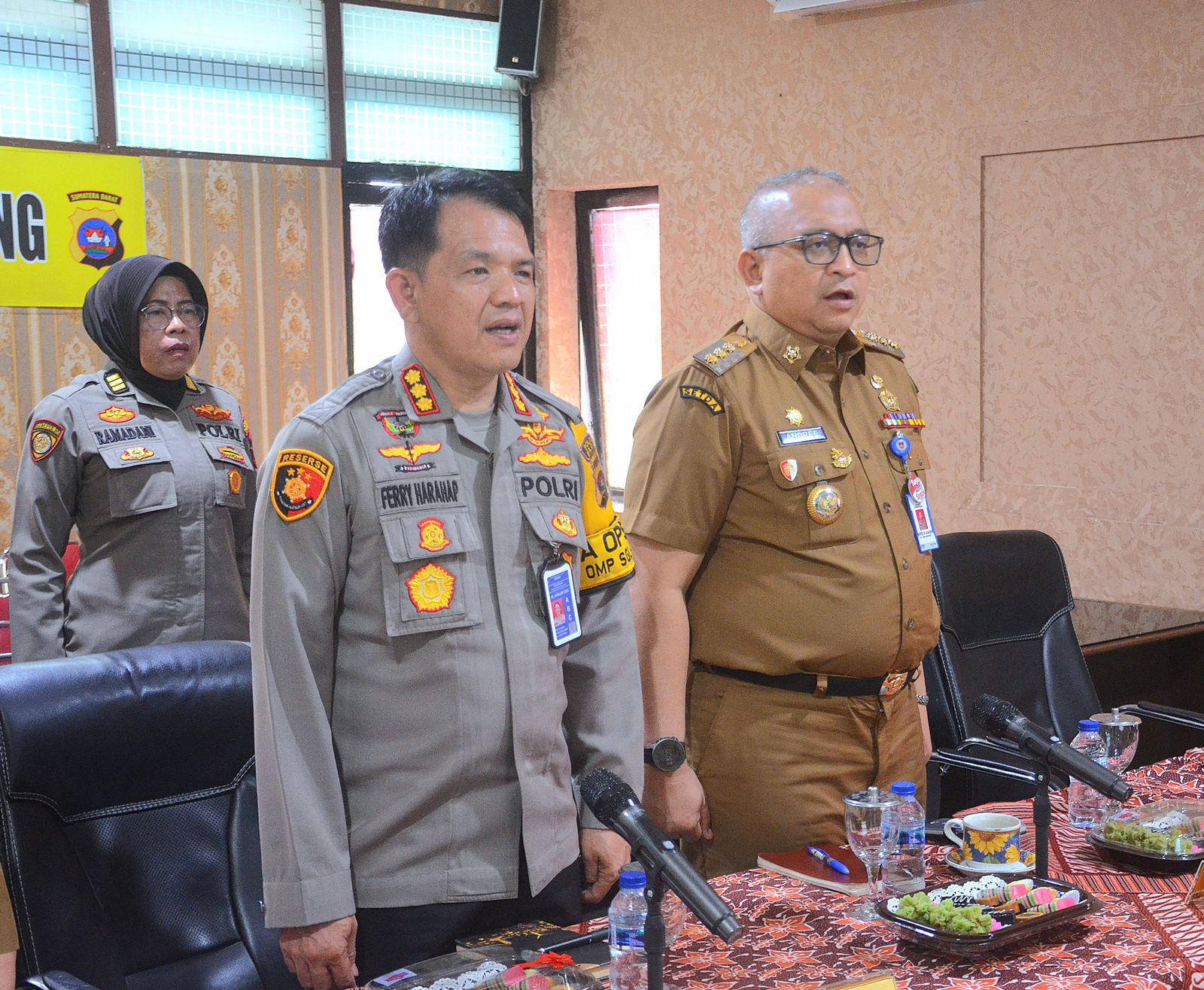 Sinergi Ketahanan Pangan, Pj Wako dan Kapolresta Padang Ikuti Rakor dengan Mentan