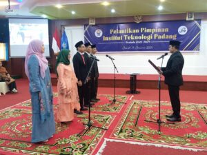 Rektor ITP Lantik WR dan Dekan Periode 2025-2029