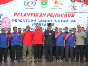 Pelantikan Pengurus Persambi Sumbar, Gubernur Mahyeldi Ingatkan Pentingnya Pembinaan Atlit Usia Muda