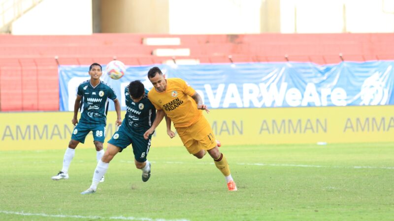 Sempat Tertinggal, Semen Padang FC Berhasil Bawa 3 Poin dari PSS Sleman