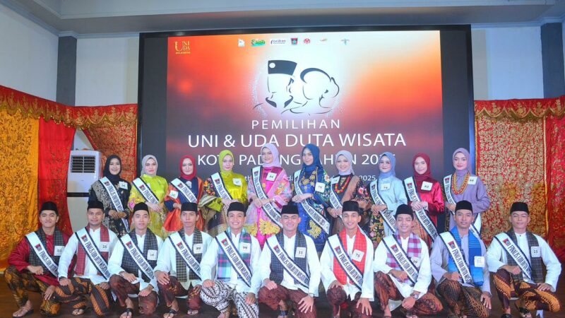 Uni Uda Duta Wisata Kota Padang, Ini 10 Pasang Finalis Menuju Grand Final