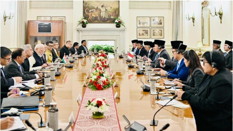 Presiden Prabowo Subianto Bahas Kerja Sama Strategis dengan PM Narendra Modi di New Delhi