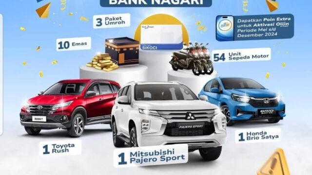 Cek Fakta: Klaim Link Kupon Undian Berhadiah Gratis Bank Nagari Tidak Benar