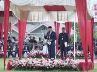 Upacara Peringatakan Peristiwa Situjuah ke-76 digelar di Lapangan Chatib Soelaiman, Lurah Kincia, Situjuah Batua, Rabu (15/1/2025).