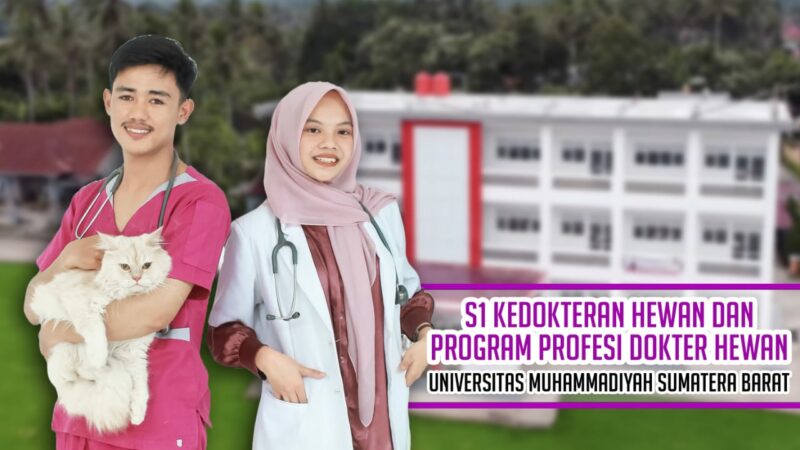 Universitas Muhammadiyah (UM) Sumatera Barat resmi membuka program studi S1 Kedokteran Hewan pada Jumat (17/1/2024).