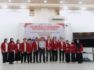 Universitas Muhammadiyah (UM) Sumatera Barat menggelar Pelantikan dan Upgrading Badan Eksekutif Mahasiswa (BEM) Restorasi UM Sumatera Barat