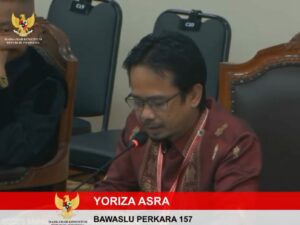 Bawaslu Kabupaten Limapuluh Kota menyampaikan klarifikasi dan tindak lanjut dua pelanggaran pemilu oleh pemohon pada sidang lanjutan