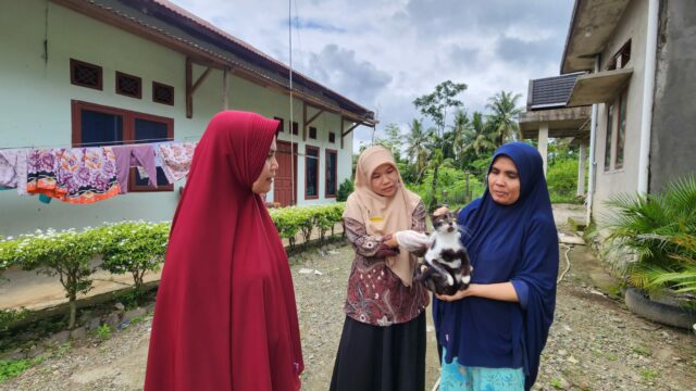 Dinas Pertanian Kota Padang melakukan vaksinasi terhadap Hewan Pembawa Rabies (HPR) pasca kasus empat orang digigit anjing positif rabies di Kelurahan Kuranji,