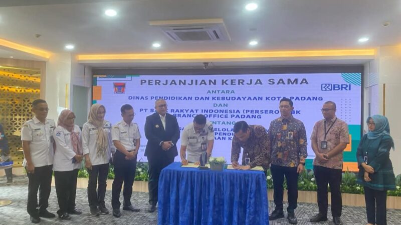 Pengelolaan Keuangan, Disdikbud Kota Padang Jalin Kerjasama dengan BRI