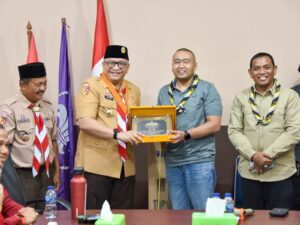 Pramuka Padang Terima Kunjungan Silaturahmi Pengurus Kwarda Sumbar