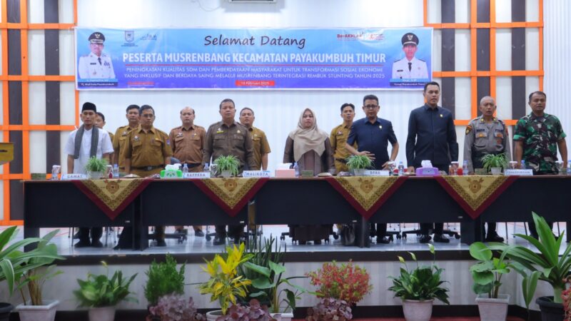 Musrenbang Payakumbuh Timur, Penanganan Stunting Jadi Prioritas