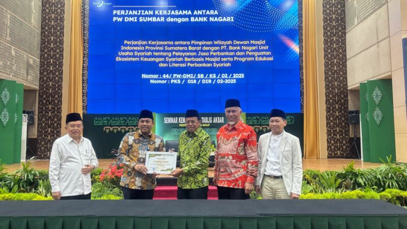 UUS Bank Nagari Jalin Kerjasama dengan DMI Sumbar