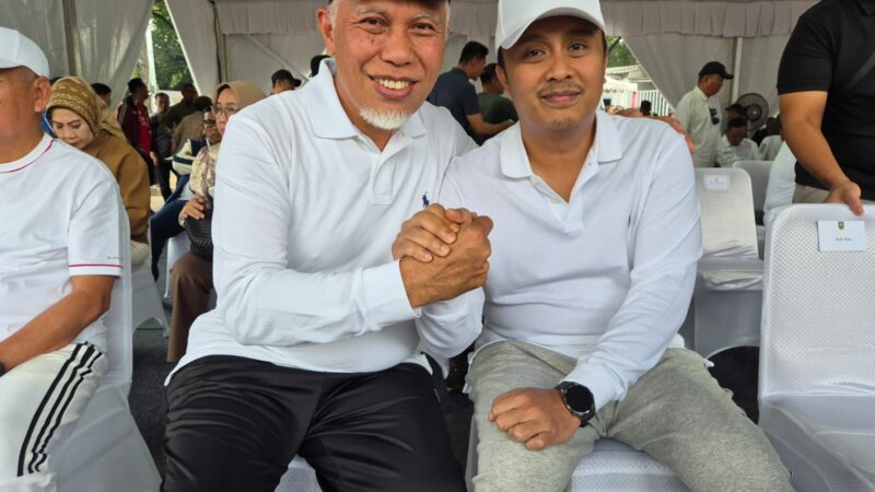 Ikuti Gladi di Monas, Gubernur dan Wagub Sumbar Terpilih Kompak Kenakan Baju Putih