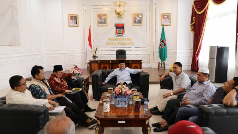 Audiensi dengan Wawako Maigus, Baznas Bahas Kolaborasi dengan Pemko Padang