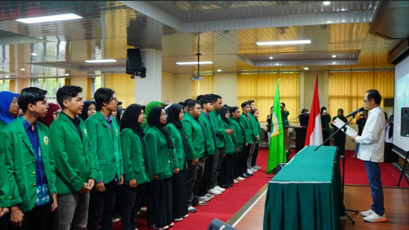 Pelantikan Pengurus Ormawa, Rektor: Reputasi UNAND Terbentuk dari Prestasi Mahasiswa, Dosen dan Tendik