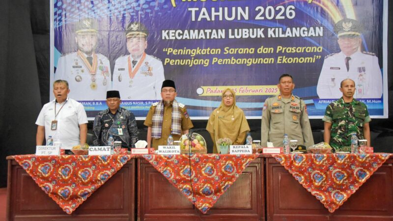 Musrenbang Kecamatan, Maigus Nasir: Semoga Hasilkan Rencana Pembangunan yang Diharapkan Masyarakat