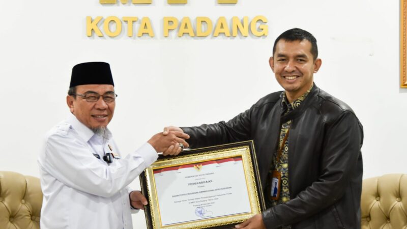 Tenant Terbaik di MPP, Pemko Padang Beri Penghargaan BPJS Kesehatan