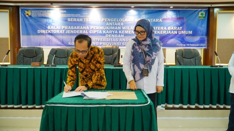 Dukung Kegiatan Akademik, UNAND Terima Pengelolaan Sementara Gedung TI-TL