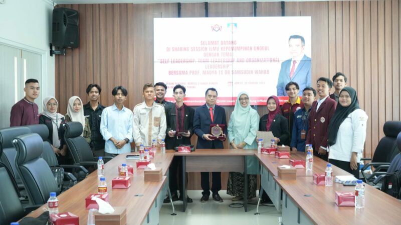 Kegiatan sharing session tentang kepemimpinan unggul dengan tema Self Leadership, Team Leadership dan Organizational Leadership berlangsung