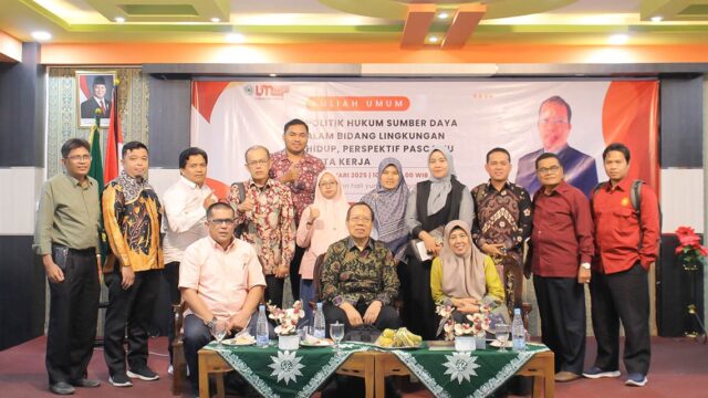 Fakultas Hukum Universitas Muhammadiyah (UM) Sumatera Barat gelar kuliah umum “Politik Hukum Sumber Daya Alam Bidang lingkungan Hidup,