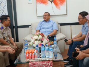 Wakil Ketua Komisi VI DPR RI Andre Rosiade bersilaturahmi dengan jajaran Kantor Wilayah Agraria dan Tata Ruang/Badan Pertanahan