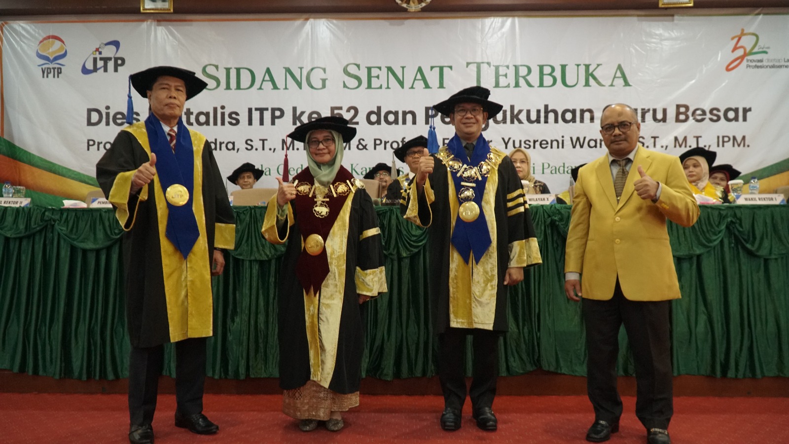 Momen Dies Natalis ke 52, ITP Kukuhkan 2 Guru Besar Baru