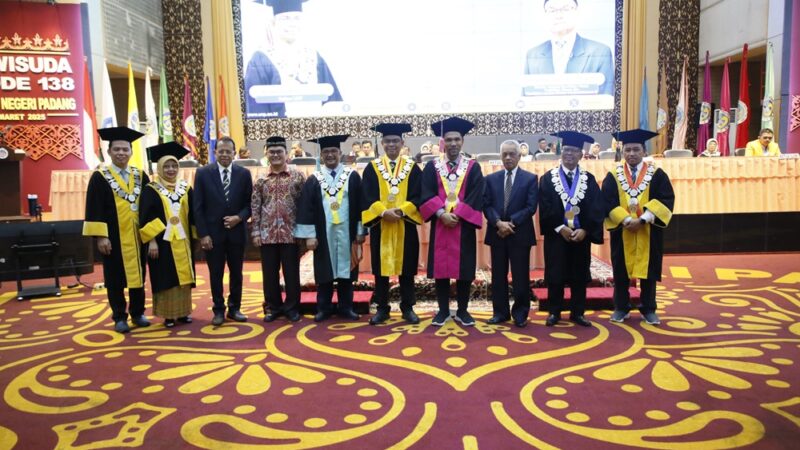 Orasi Ilmiah di Wisuda UNP, Dirjen Vokasi Dorong Inovasi Berkelanjutan