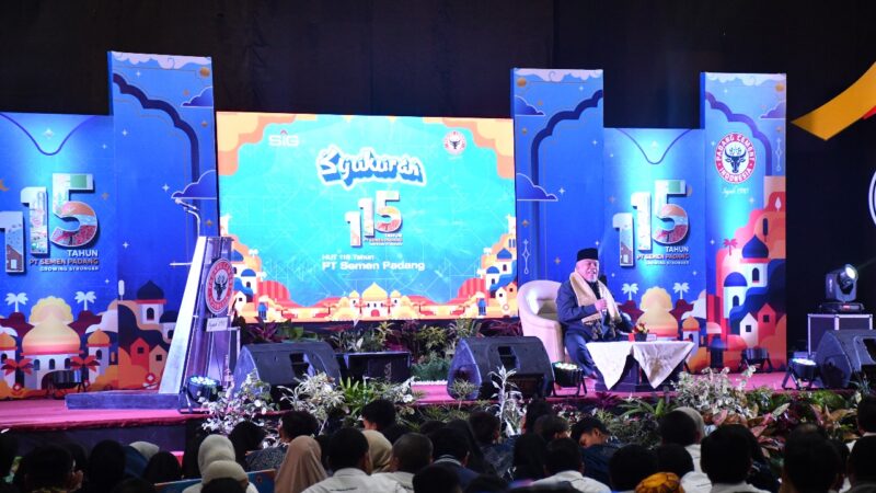 Syukuran 115 Tahun PT Semen Padang, Dirut: Kita Sudah Melewati Berbagai Dinamika Industri