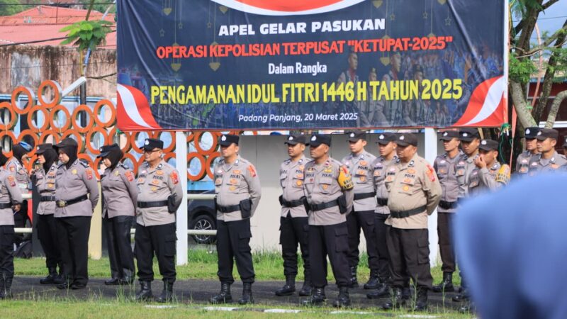 Polres Padang Panjang Turunkan 145 Personel, Siap Amankan Mudik Lebaran 2025