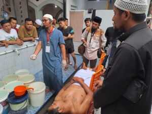 60 Napi Santri Lapas Padang Ikuti Pelatihan Penyelenggaraan Jenazah