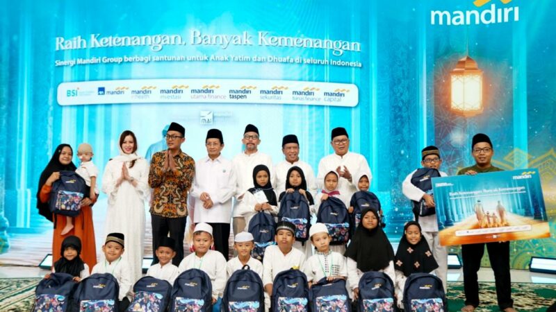 Bank Mandiri Group Salurkan 57.600 Paket Ramadan untuk Anak Yatim, Dhuafa dan Lansia se Indonesia