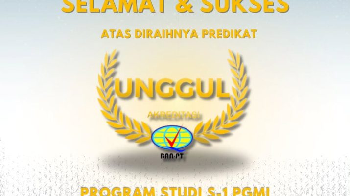 Program Studi Pendidikan Guru Madrasah Ibtidaiyah (PGMI) UIN Imam Bonjol Padang berhasil meraih akreditasi Unggul dari LAMDIK.