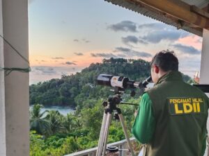 LDII Sumbar turut serta dalam kegiatan rukyatul hilal yang diselenggarakan oleh Kemenag RI untuk penentuan awal Ramadan 1446 H.