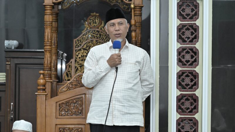 Gubernur Mahyeldi Ajak Masyarakat Isi Ramadan dengan Perbanyak I'tikaf