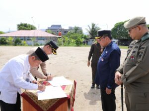 Wawako Padang Maigus Nasir Pimpin Apel Penyerahan BKO ASN Sejumlah OPD ke Satpol PP