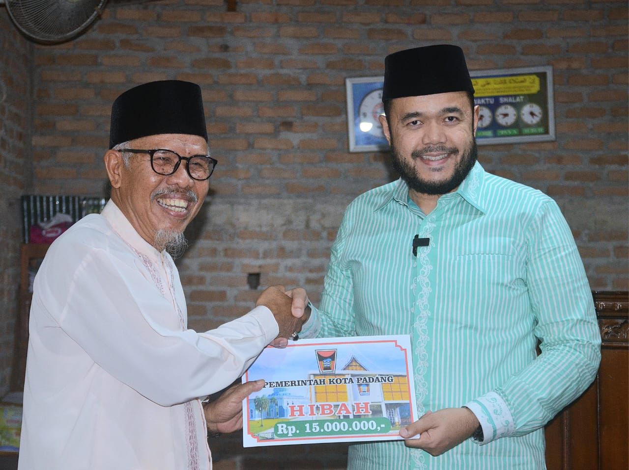 Safari Ramadan di Masjid Al Jadid Muhammadiyah Pauh, Wako Fadly Beri Bantuan dan Paparkan Progul
