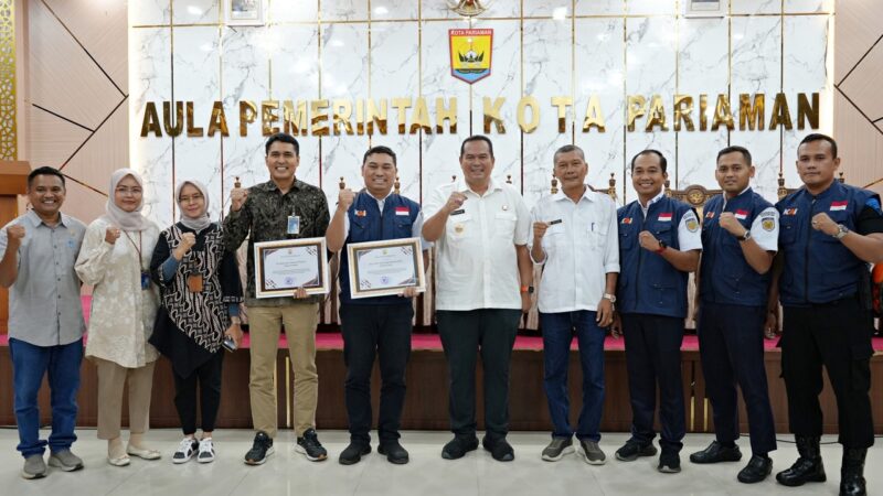 Berkontribusi dalam Pengelolaan Sampah, KAI Divre II Sumbar Terima Piagam Penghargaan dari Pemko Pariaman