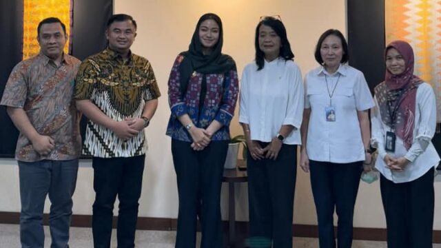 Bupati Dharmasraya, Annisa Suci Ramadhani melaksanakan kunjungan kerja ke Kementerian Pekerjaan Umum dan Perumahan Rakyat (PUPR)