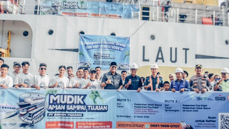 Semen Padang dan Pelni Fasilitasi Mudik Gratis Padang-Mentawai