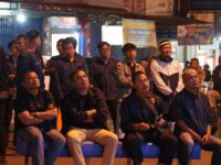 Nobar Timnas Indonesia vs Bahrain Lewat Videotron di Padang Panjang