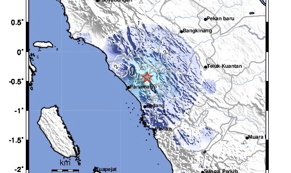 Sesar Sianok Picu Gempa M 4,6 di Padang Panjang