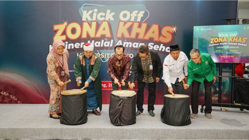 UNAND Resmikan Zona KHAS, Langkah Nyata Bangun Ekosistem Halal di Kampus