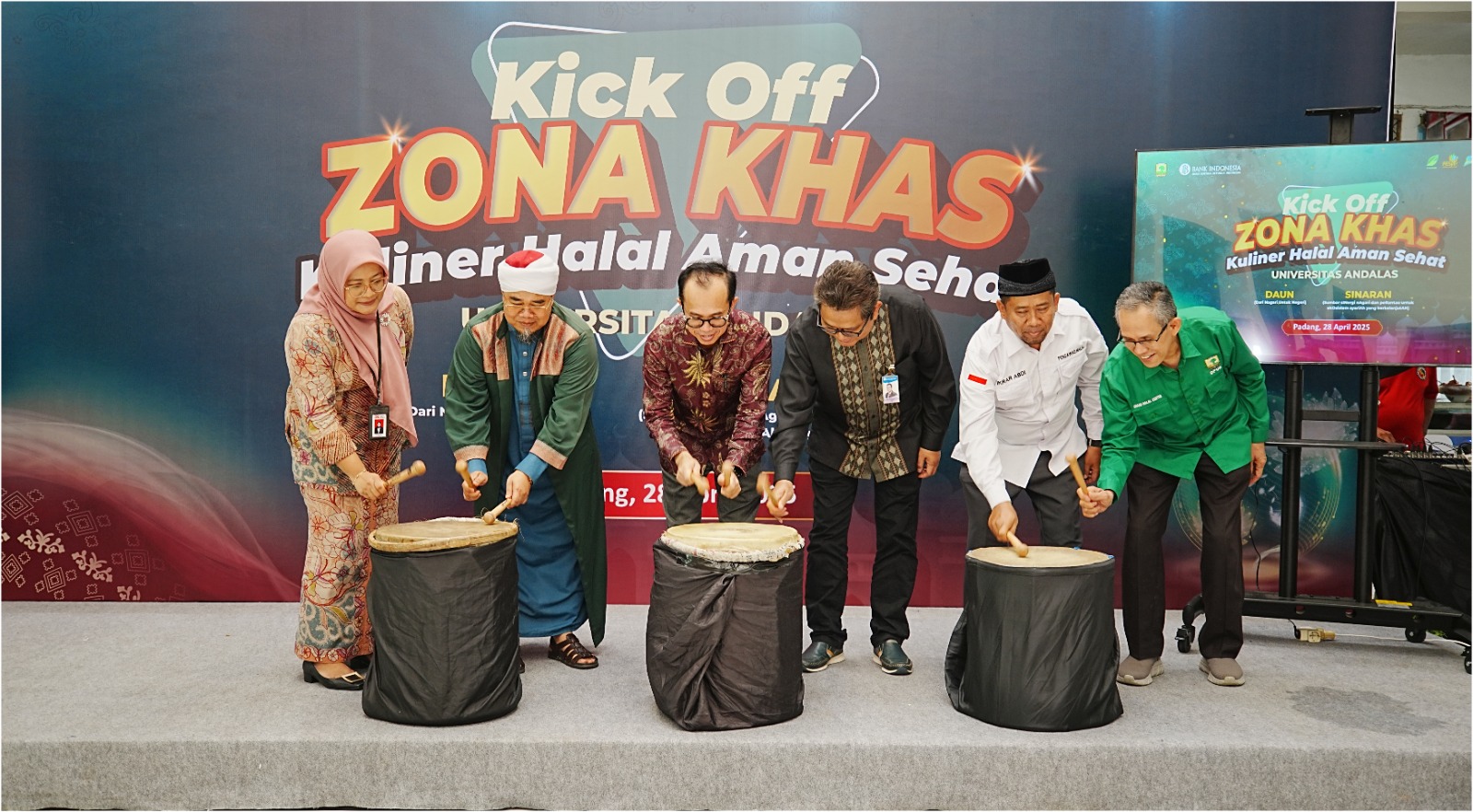 UNAND Resmikan Zona KHAS, Langkah Nyata Bangun Ekosistem Halal di Kampus